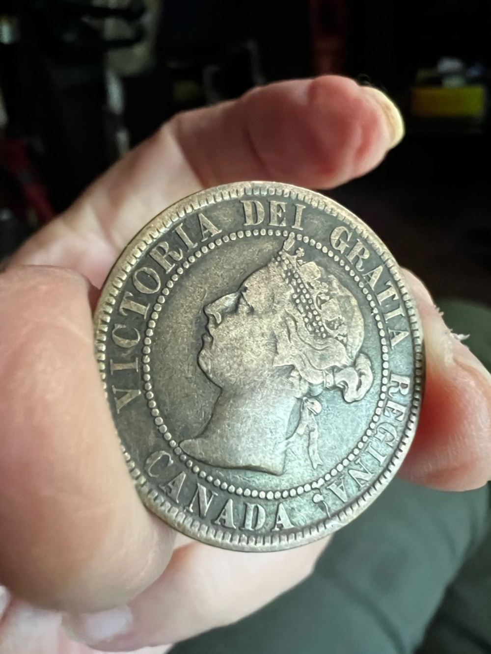 Victorian Canada coin Queen Victoria 1893